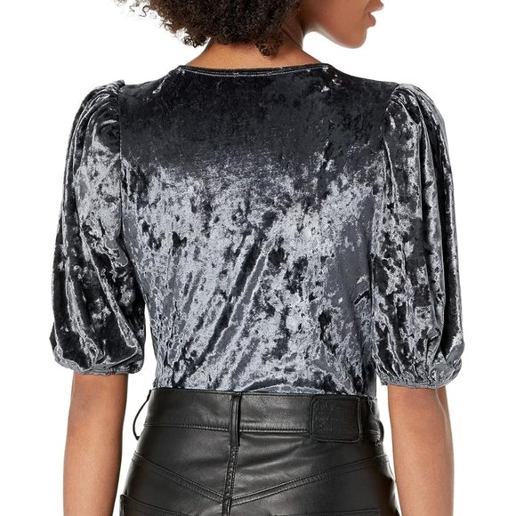 Intimately Free FP~ new ~ Don’t You Wish Velvet Bodysuit in Sunflower Seed ~XL - Picture 13 of 15